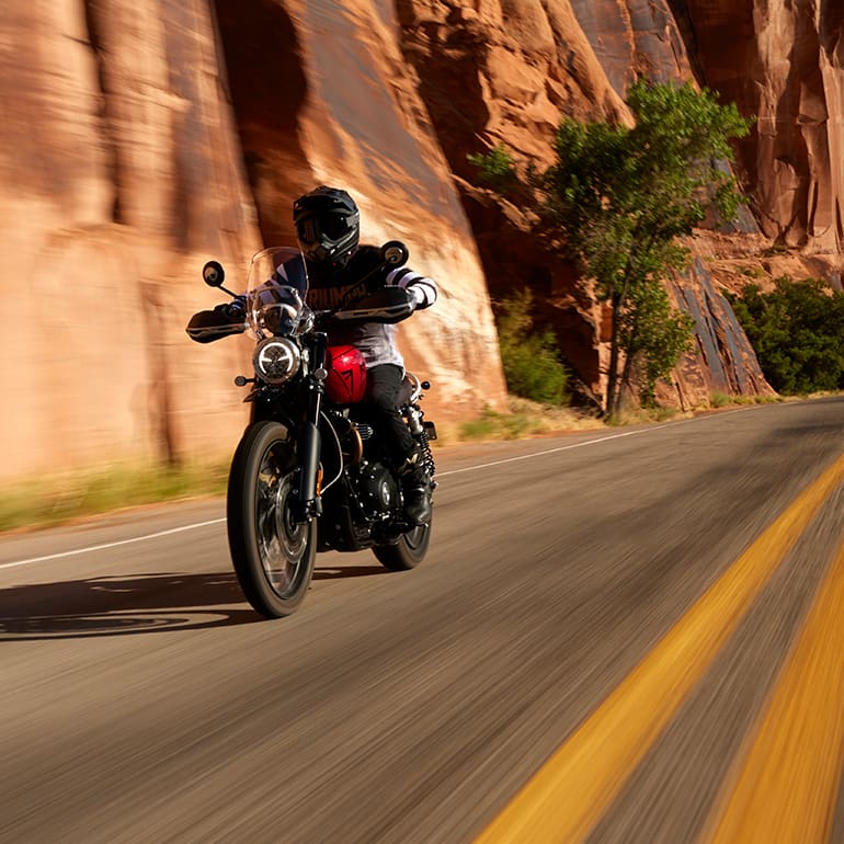 Triumph Scrambler 1200 X with accessories