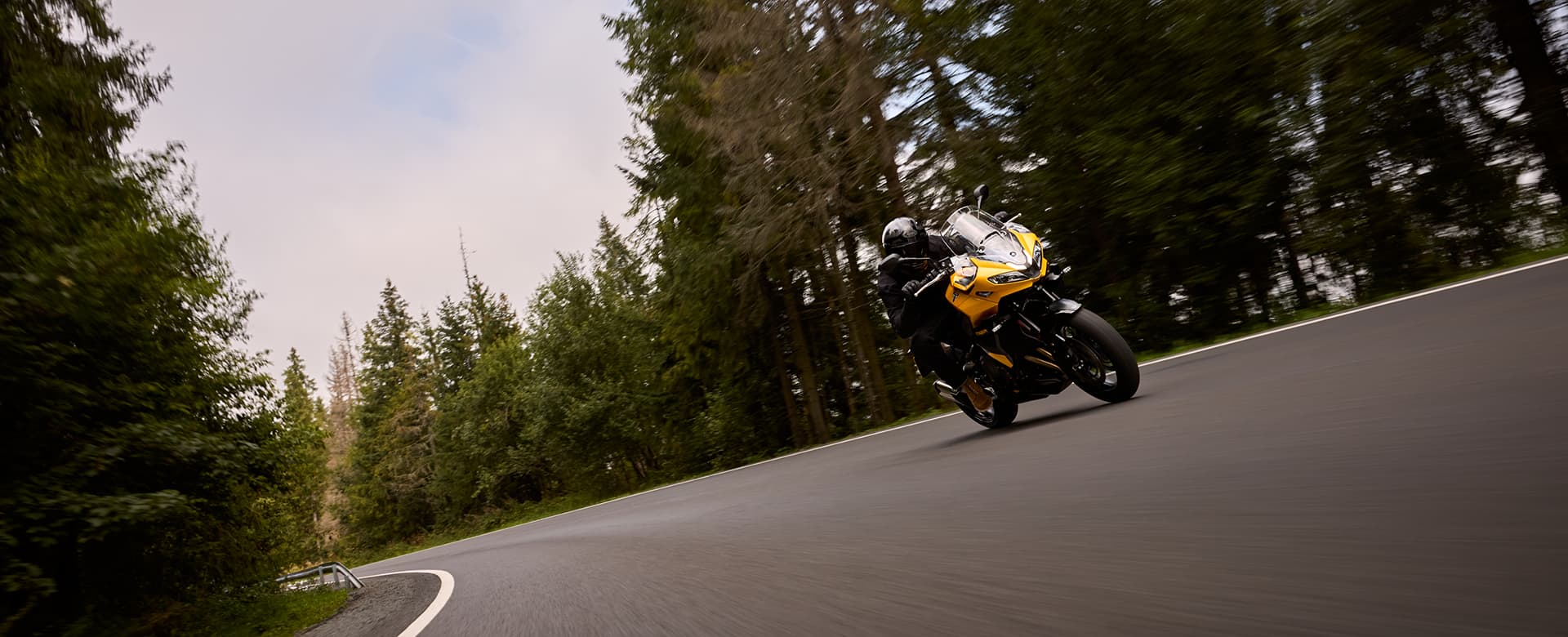 Triumph Tiger Sport 800 riding shot
