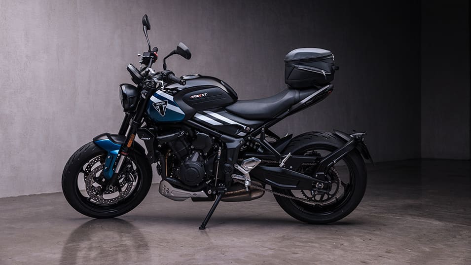 Triumph Trident 660 with Triumph genuine accessories