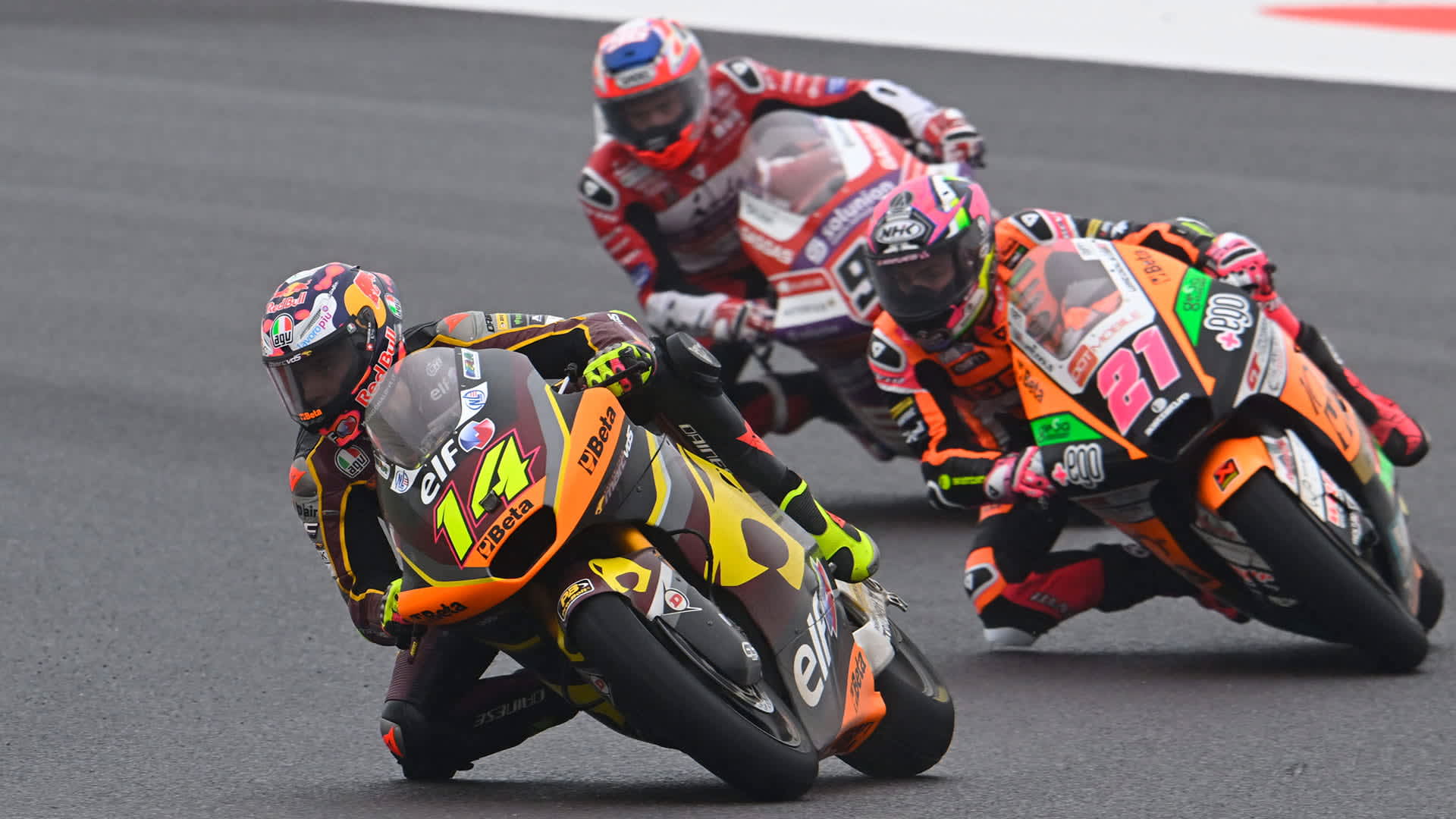 Moto2™ race with Triumph Motorcycles Engines