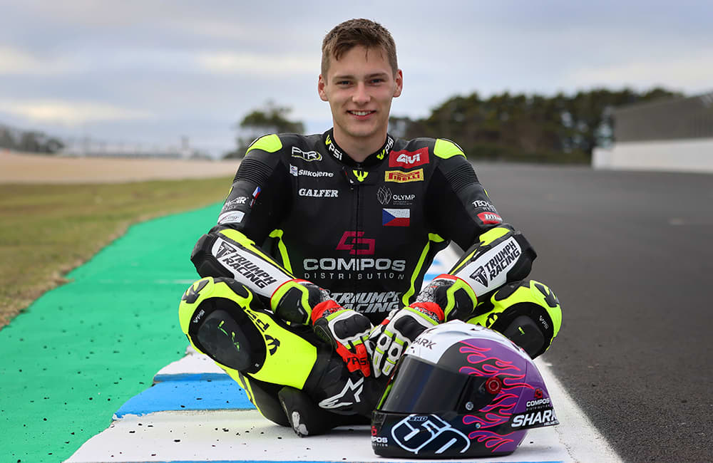 PTR Triumph rider ONDREJ VOSTATEK