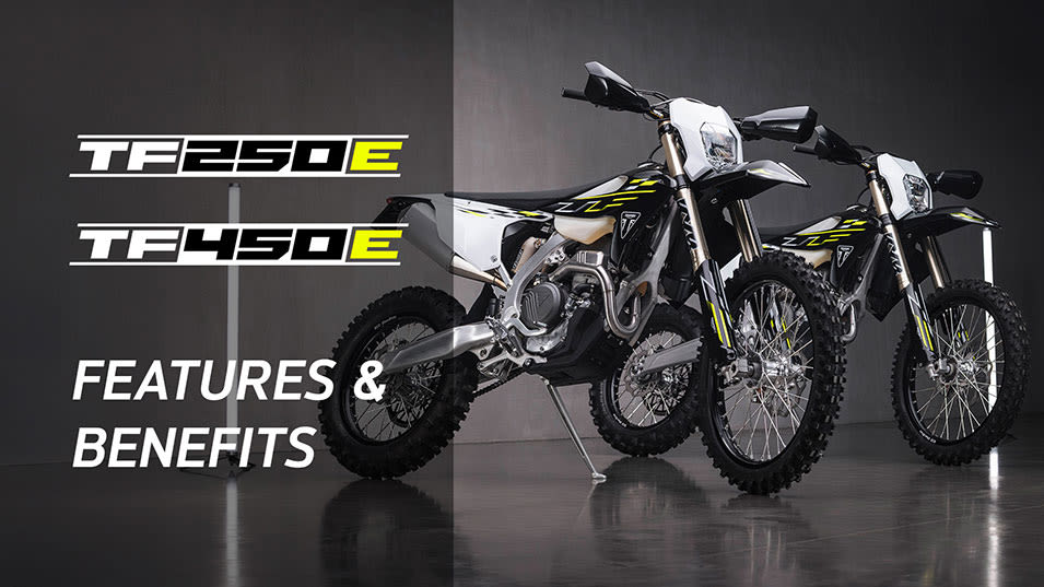 TF 250-E and TF 450-E Features and Benefits