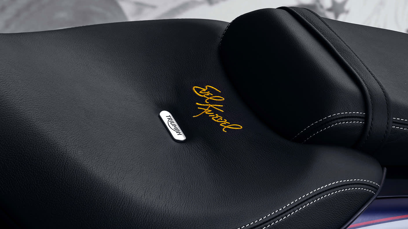 Triumph Rocket 3 Evel Knievel Edition seat