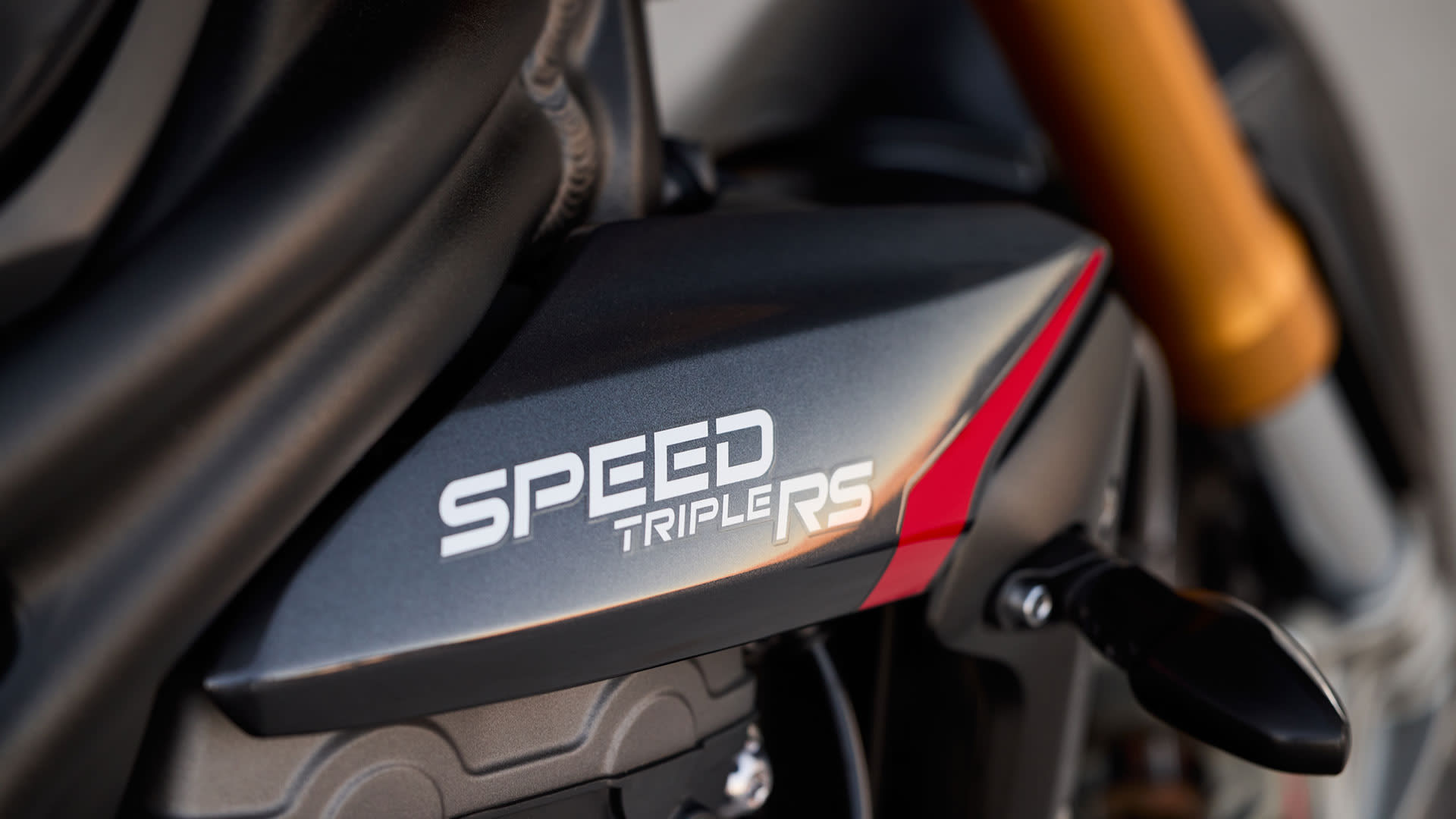 Triumph Speed Triple 1200 RS close up shot