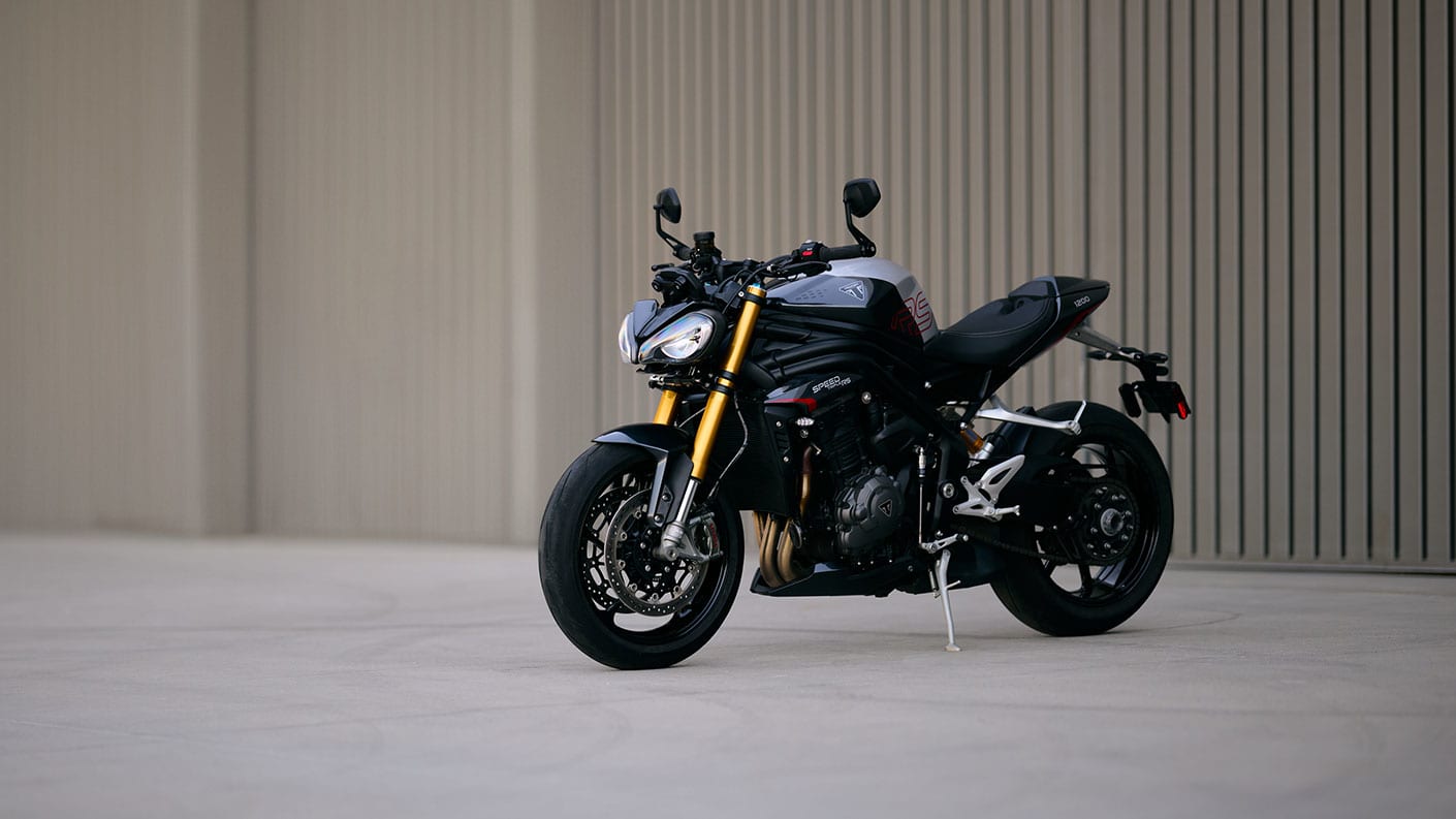 Triumph Speed Triple 1200 RS static parked up
