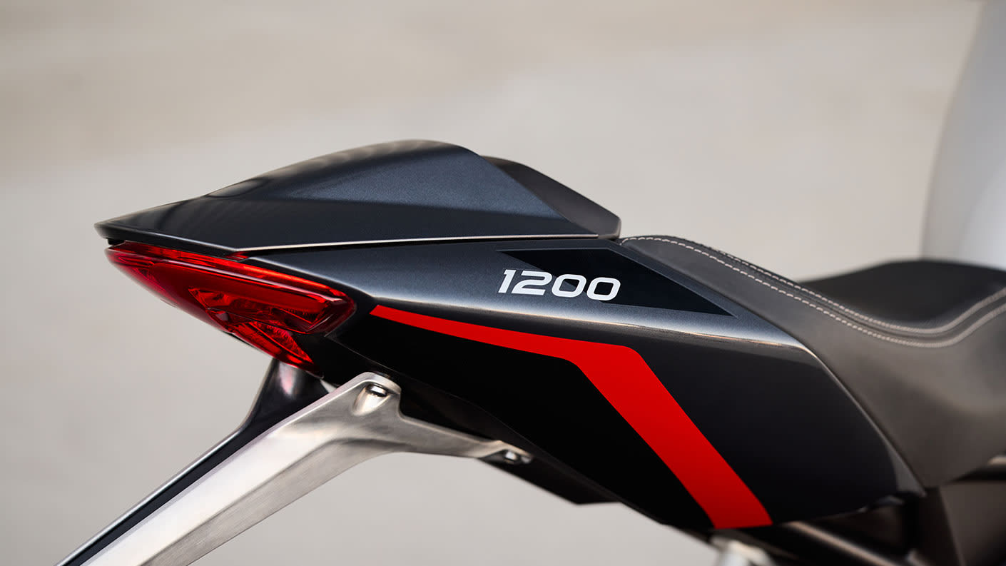 Triumph Speed Triple 1200 RS rear end shot