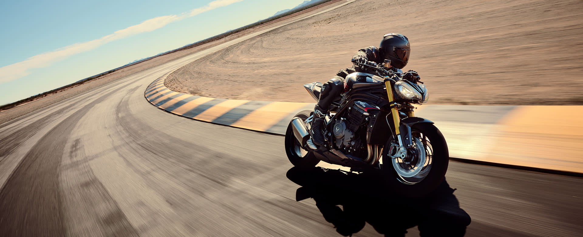 Triumph Speed Triple 1200 RS on the track