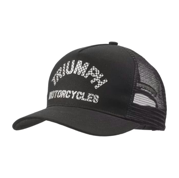 Triumph Motorcycles - Casual Collection - Checkerboard Trucker Cap