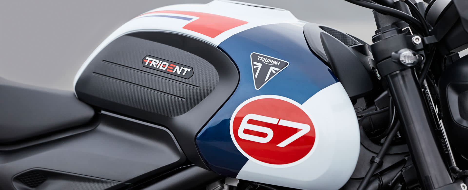 Triumph Trident 660 Triple Tribute Edition Race Plate