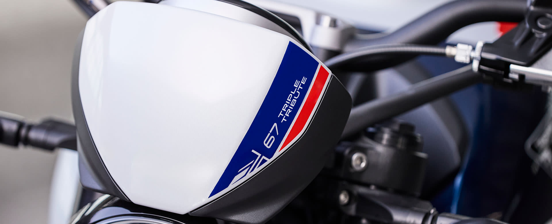 Triumph Trident 660 Triple Tribute Edition Finishing Touches