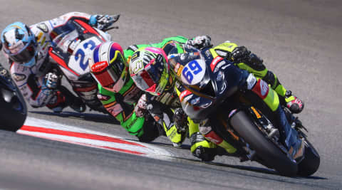 Tom Booth Amos at World Supersport round 2