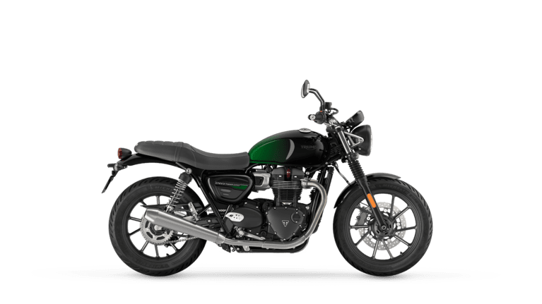 Triumph MY24 Speed Twin 900 Phantom Green and Silver Green