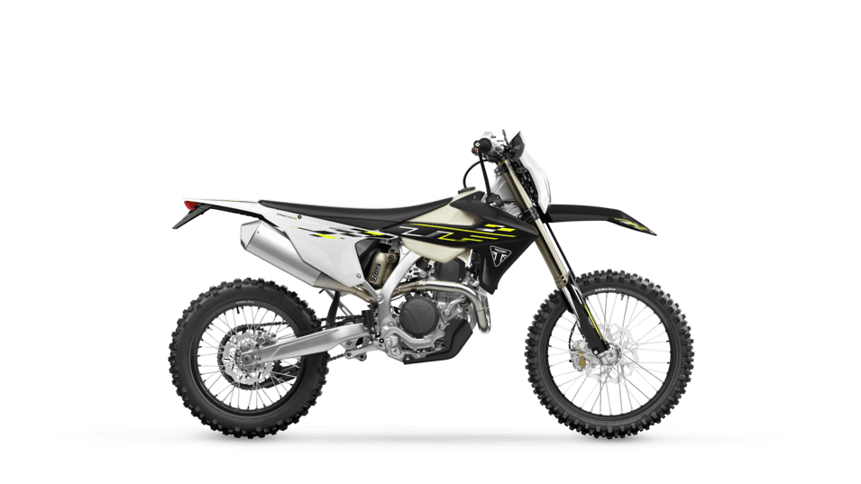 Triumph TF 450-E right hand side in Jet Black