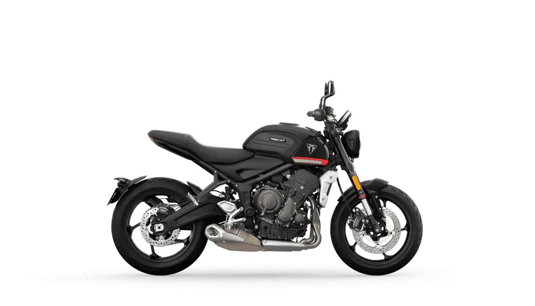 Triumph Trident 660 CGI Right Side in Sapphire Black